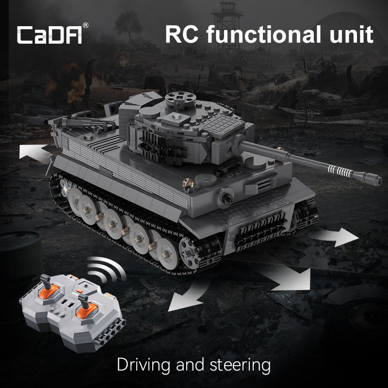 Brick CaDA Tiger Tank C61071W CaDA Doublee_CaDA