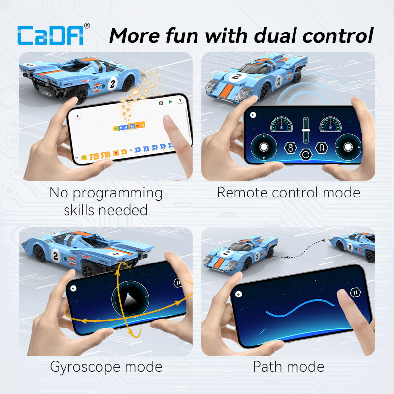 Brick CaDA Azure Storm C51076W Doublee_CaDA Doublee_CaDA