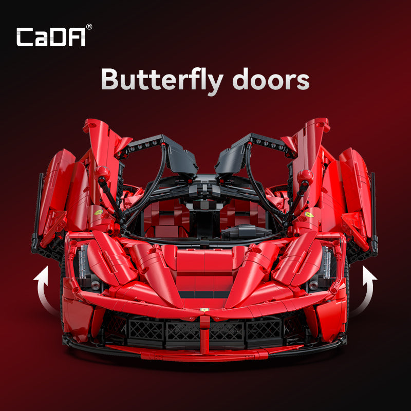 Brick CaDA Master 1:8 Viva Hypercar C61505W Doublee_CaDA Doublee_CaDA