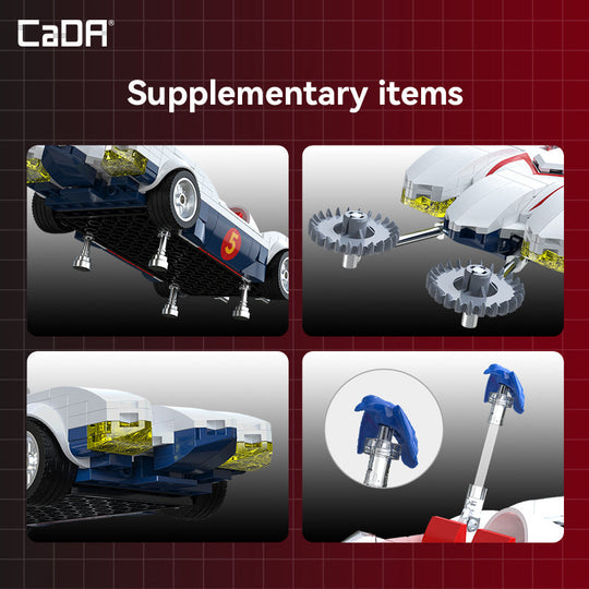Brick CaDA Bricks Speed Racer C55087W C55088W CaDA Doublee_CaDA