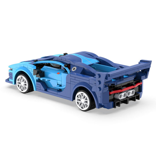 Brick CaDA Blue Race Car C51073W Doublee_CaDA Doublee_CaDA