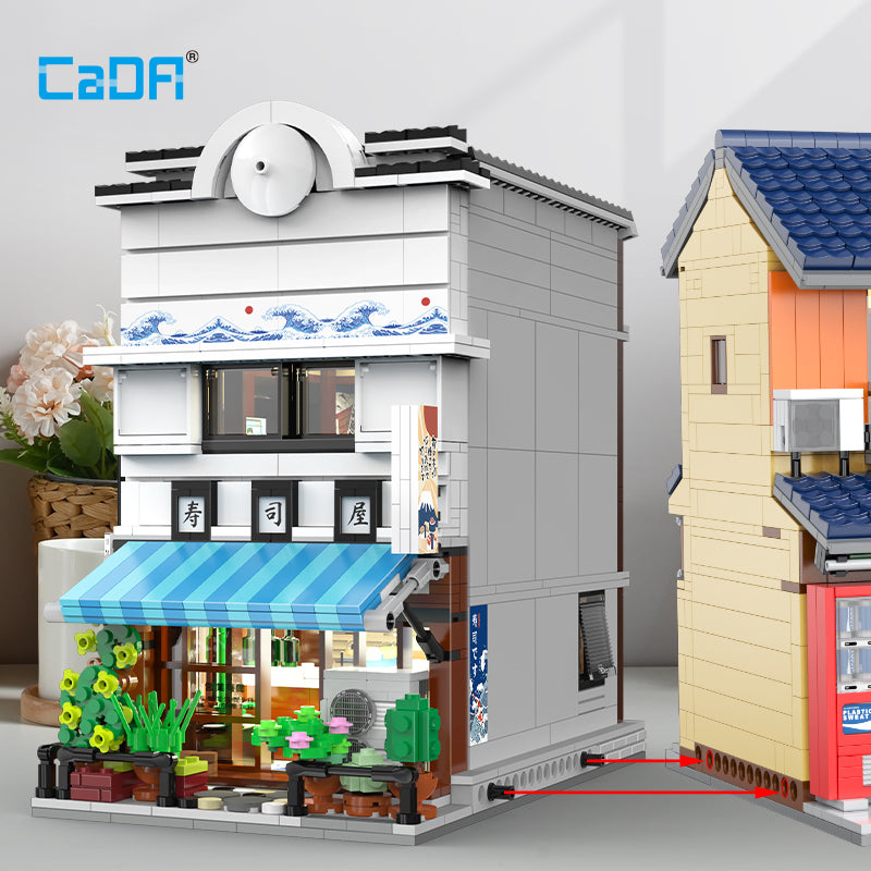 Brick CaDA Japanese Sushi Shop C66018W Doublee_CaDA Doublee_CaDA