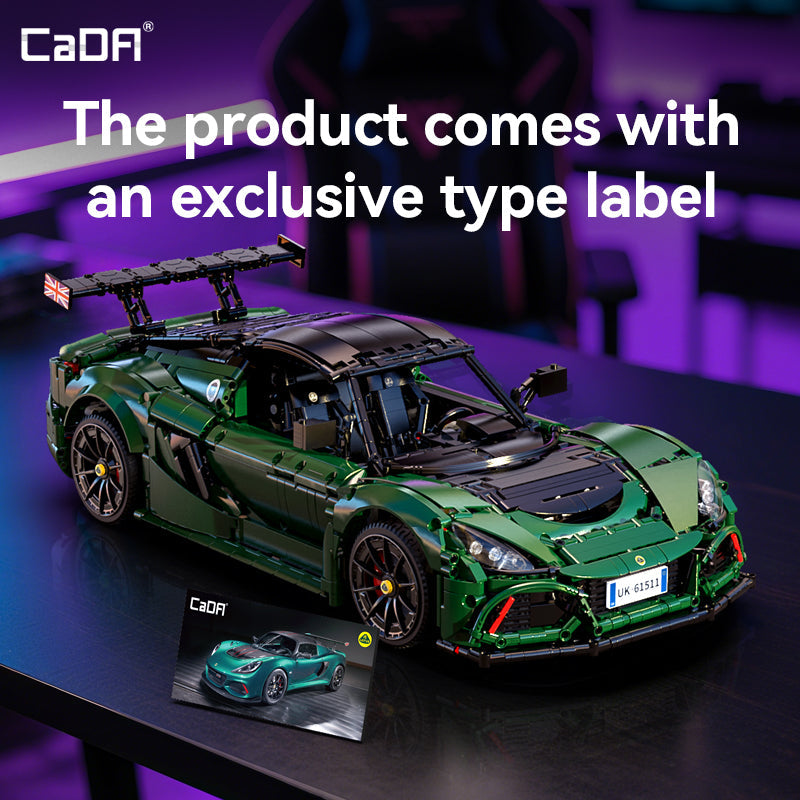 Brick CaDA 1:8 Lotus Cars Exige Cup 430 1:8 Technic C61511W CaDA Doublee_CaDA