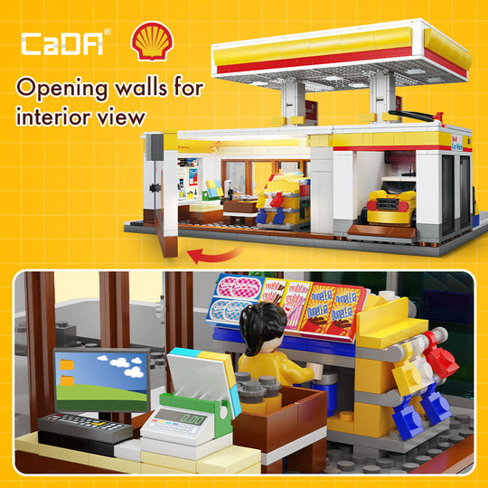 Brick CaDA Shell Retail Station C66026W Doublee_CaDA Doublee_CaDA