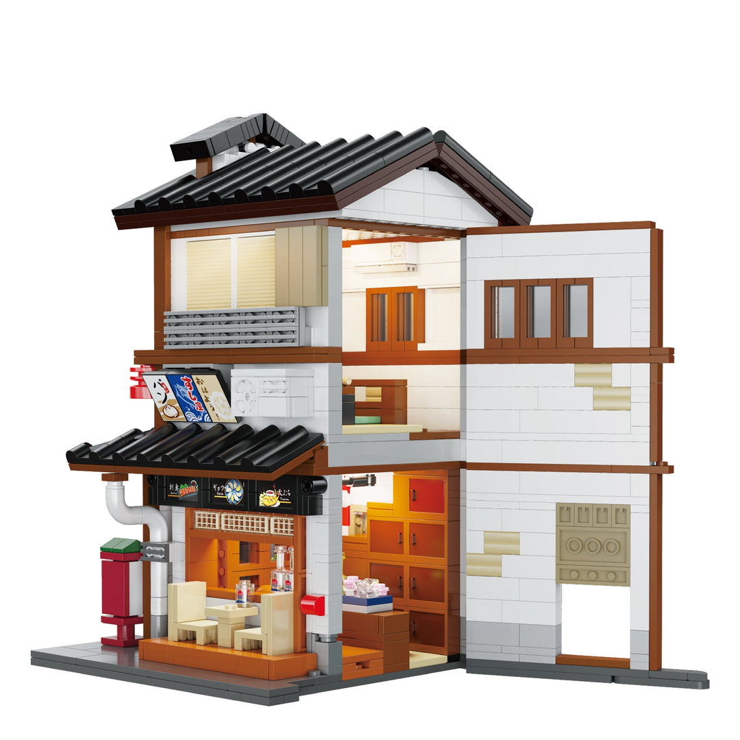 Brick CaDA Buildings Japanese Lzakaya C66019W CaDA Doublee_CaDA
