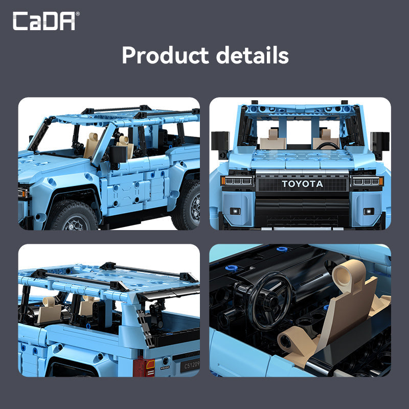 CaDA Bricks 1: 14 TOYOTA PRADO C51209W – Doublee_CaDA