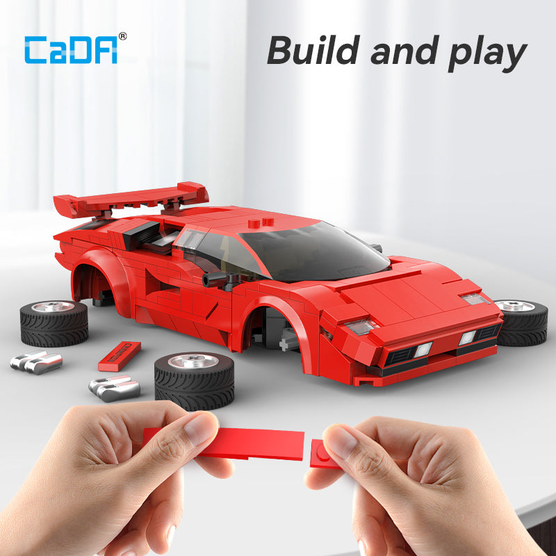 Brick CaDA Red Shadow Race Car C51085W Doublee_CaDA Doublee_CaDA