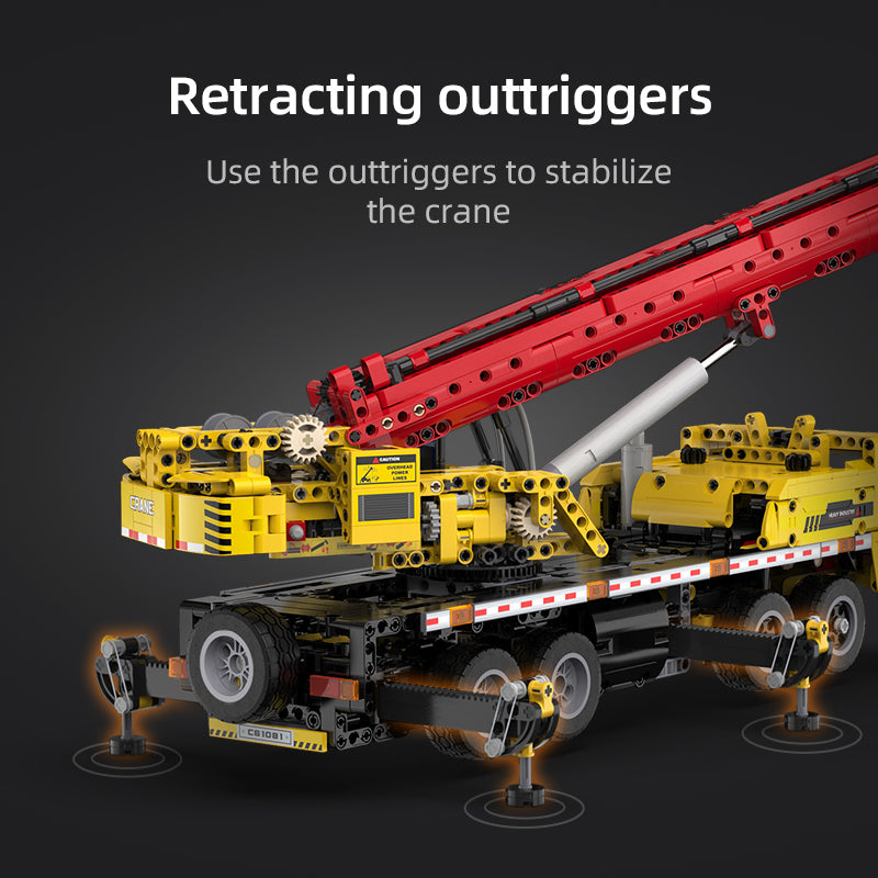 Brick Remote Control Crane Truck C61081W CaDA Doublee_CaDA