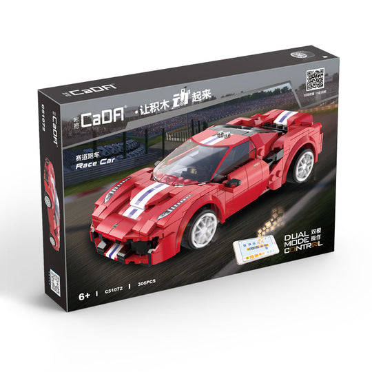 Brick CaDA Red Race Car C51072W Doublee_CaDA Doublee_CaDA