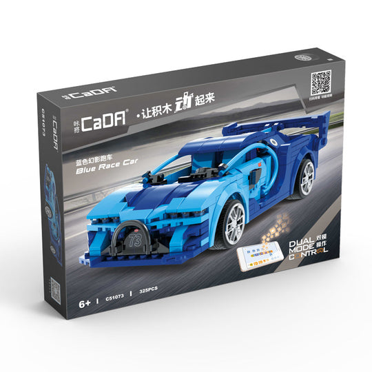 Brick CaDA Blue Race Car C51073W Doublee_CaDA Doublee_CaDA