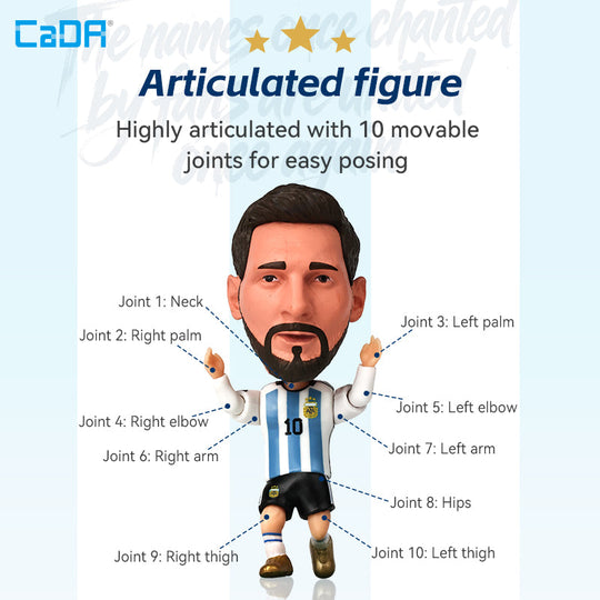 Brick CaDA Argentina National Team Figure Messi C56054W Doublee_CaDA Doublee_CaDA