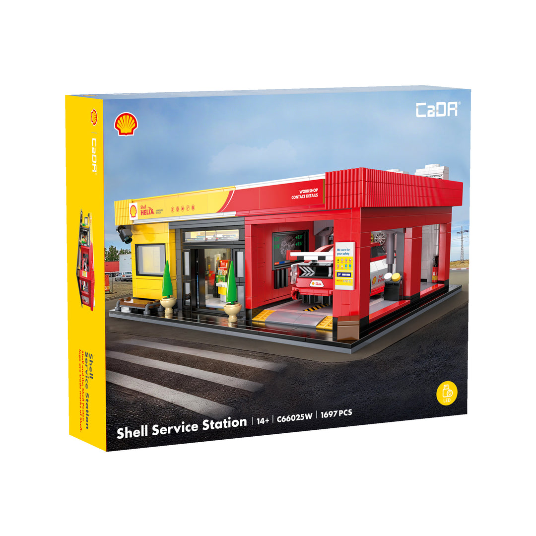 CaDA Bricks Shell Service Station C66025W