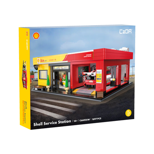 CaDA Bricks Shell Service Station C66025W