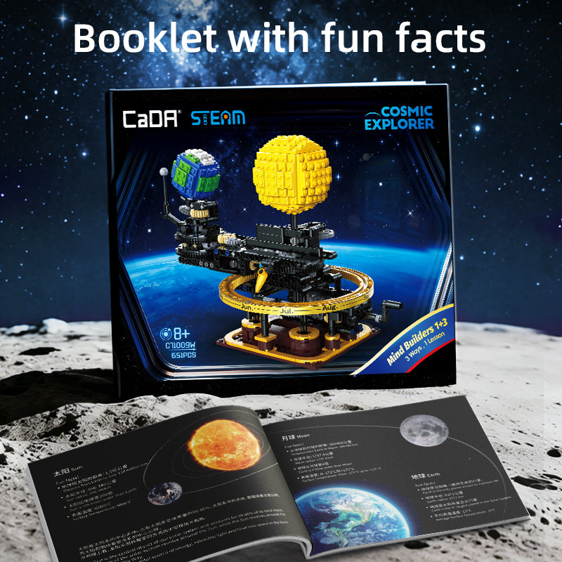 Toys CaDA bricks solar system steam building set C71009W CaDA Doublee_CaDA
