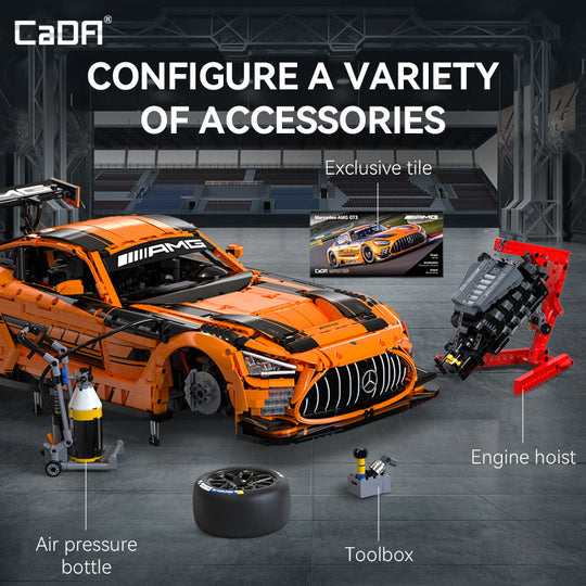 Brick CaDA Master 1:8 Mercedes-AMG GT3 C64008W CaDA Doublee_CaDA
