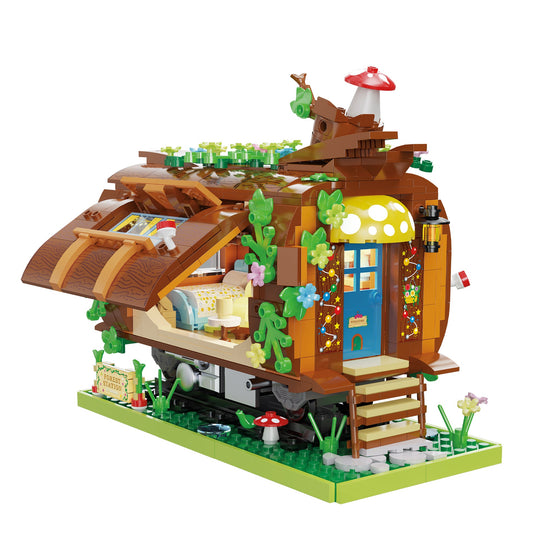 Brick CaDA Forest Train Station C66031W Doublee_CaDA Doublee_CaDA