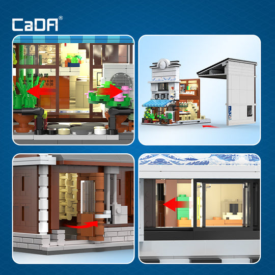 Brick CaDA Japanese Sushi Shop C66018W Doublee_CaDA Doublee_CaDA