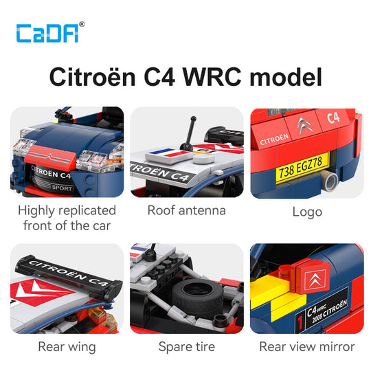 Brick CaDA Citroen C4 WRC C51078W CaDA Doublee_CaDA