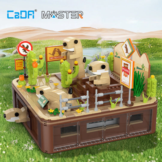 Brick CaDA Master Steam Series Prairie Dogs Kinetic C71008W CaDA Doublee_CaDA
