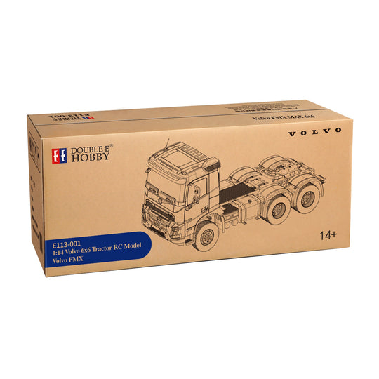 RC Model VOLVO FMX 6x6 Model E113 DoubleE Hobby Doublee_CaDA