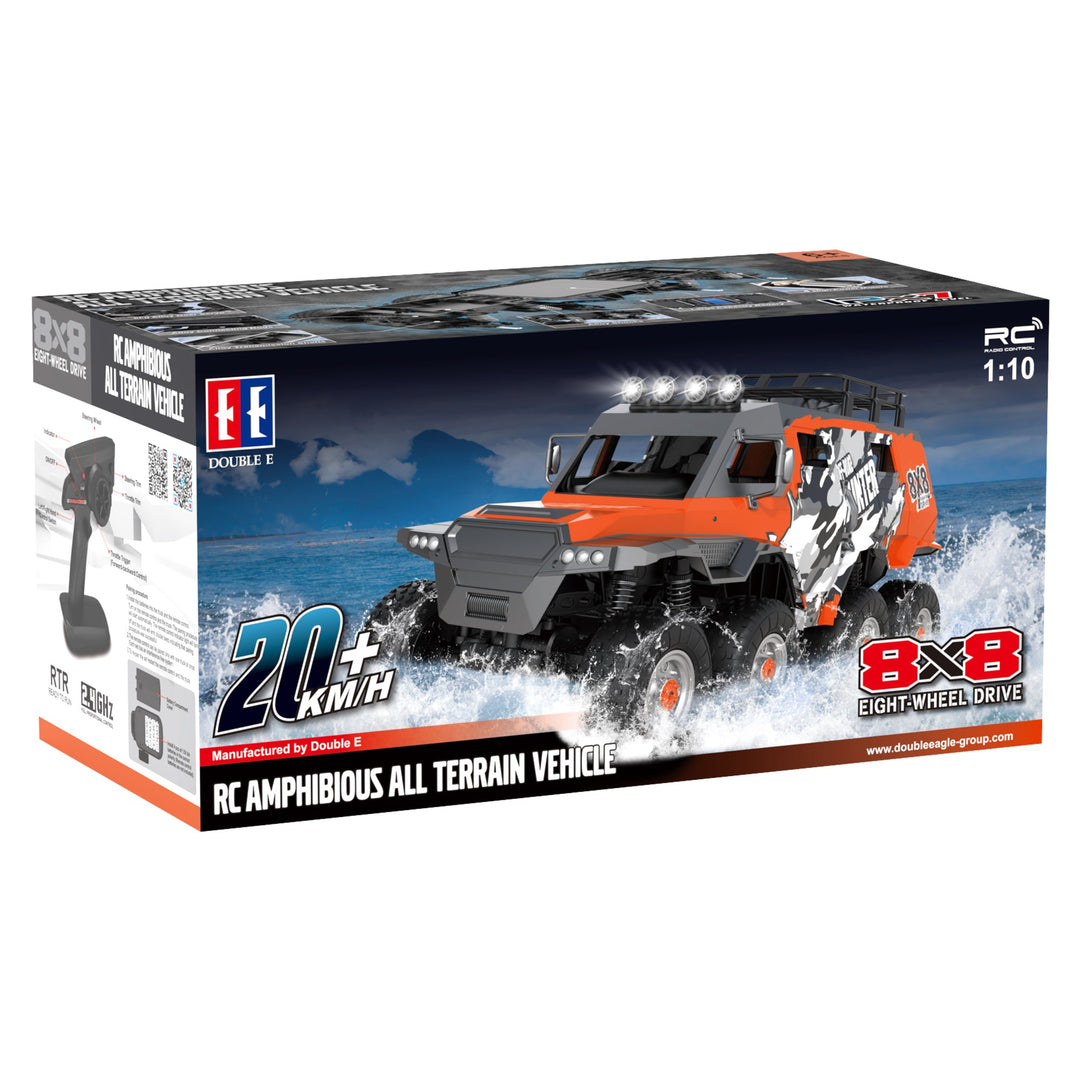 Toy Cars Double E RC amphibious all-terrain vehicle | E373-003 DoubleE Hobby Doublee_CaDA