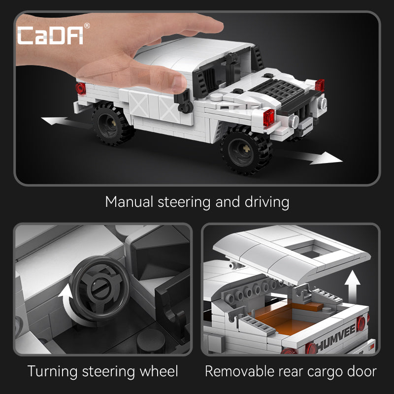 Brick Cada 1:24 HUMVEE C-SERIES C55022W CaDA Doublee_CaDA