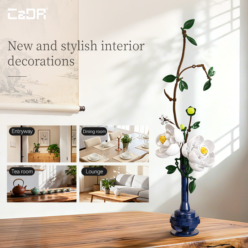 Brick CaDA ARTIZAN EASTERN FLORAL ART C59036W CaDA Doublee_CaDA