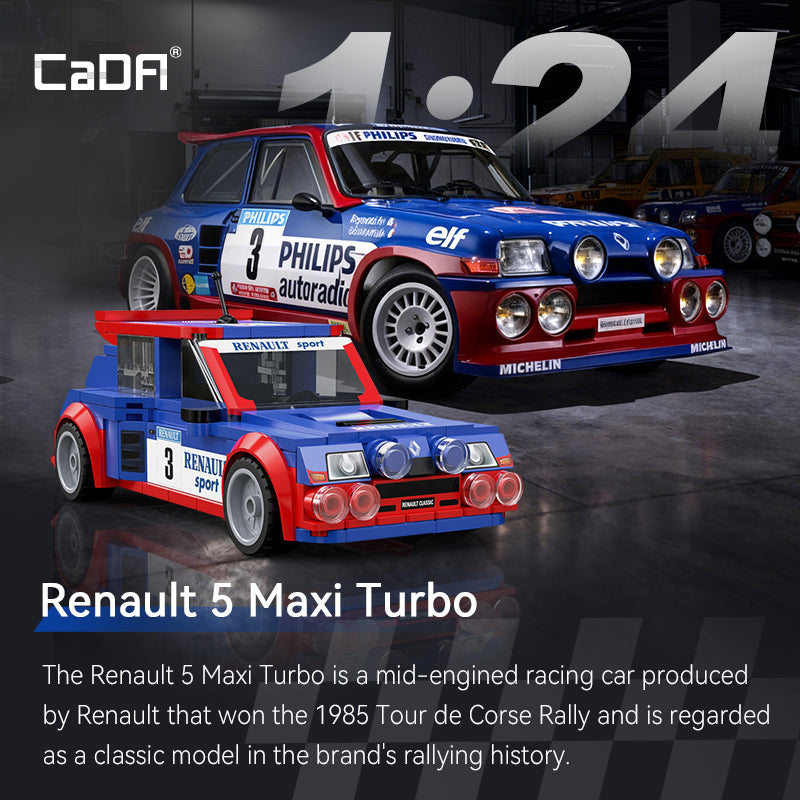 CaDA 1:24 Renault Series Doublee_CaDA Doublee_CaDA