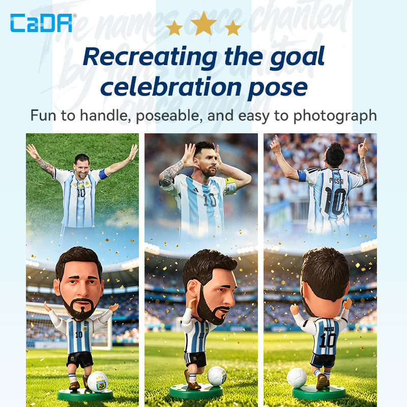 Brick CaDA Argentina National Team Figure Messi C56054W Doublee_CaDA Doublee_CaDA