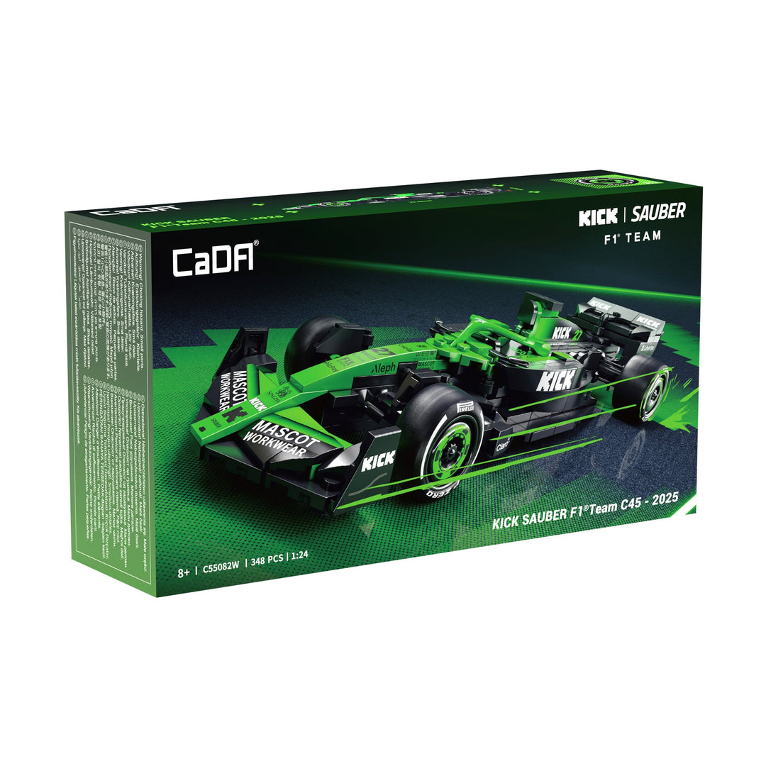 Brick NEW CaDA 1:24 Scale KICK SAUBER F1 Team C45-2025 Model Racing Car C55082W CaDA Doublee_CaDA