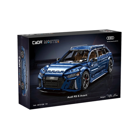 CaDA Master Audi RS6 Avant 1:8 Scale Building Blocks C61515W