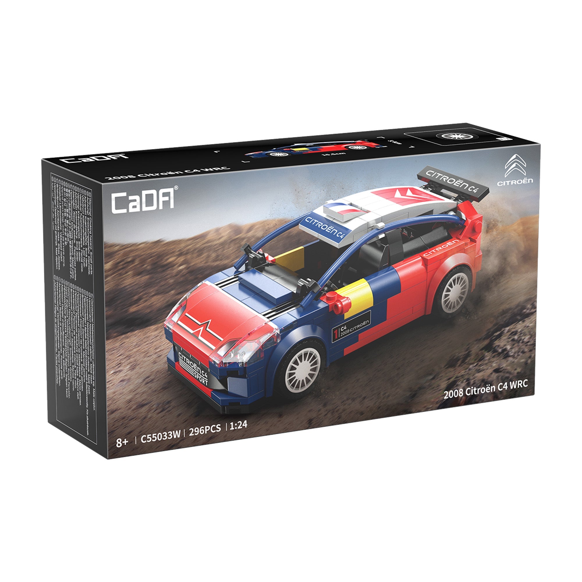 Brick CaDA Bricks Citroen C4 WRC C55033W Doublee_CaDA Doublee_CaDA