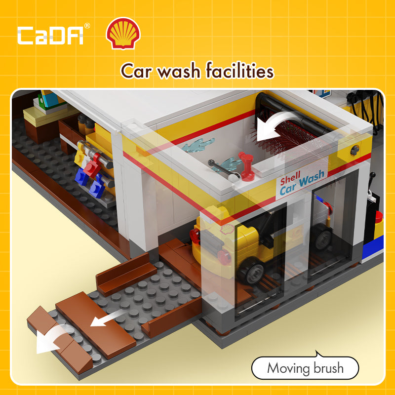 Brick CaDA Shell Retail Station C66026W Doublee_CaDA Doublee_CaDA