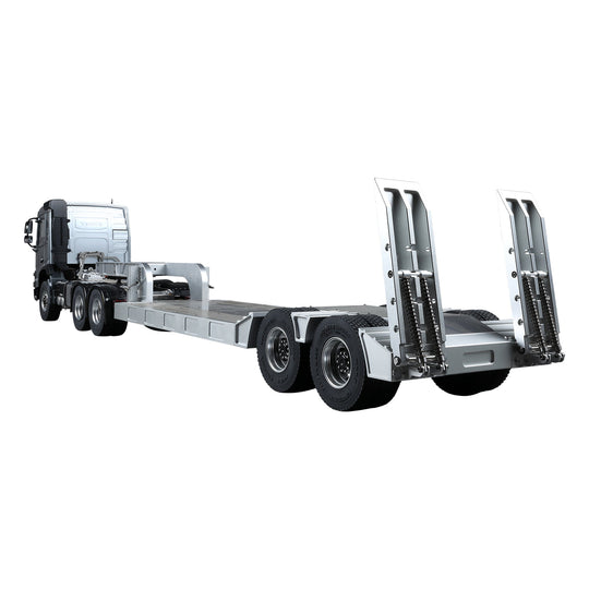 RC Model All metal low flatbed trailer E012 DoubleE Hobby Doublee_CaDA