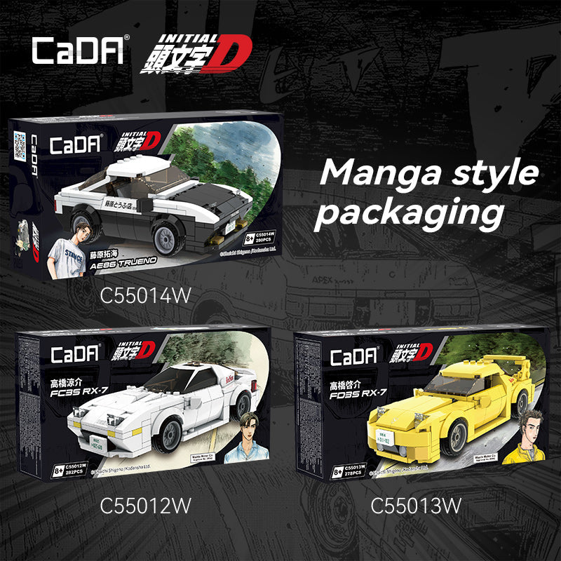 1:24 Toyota Trueno AE86 C55014W - Initial D | DoubleE CaDA