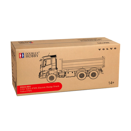 RC Model VOLVO FMX Electric Dump Truck E015 DoubleE Hobby Doublee_CaDA