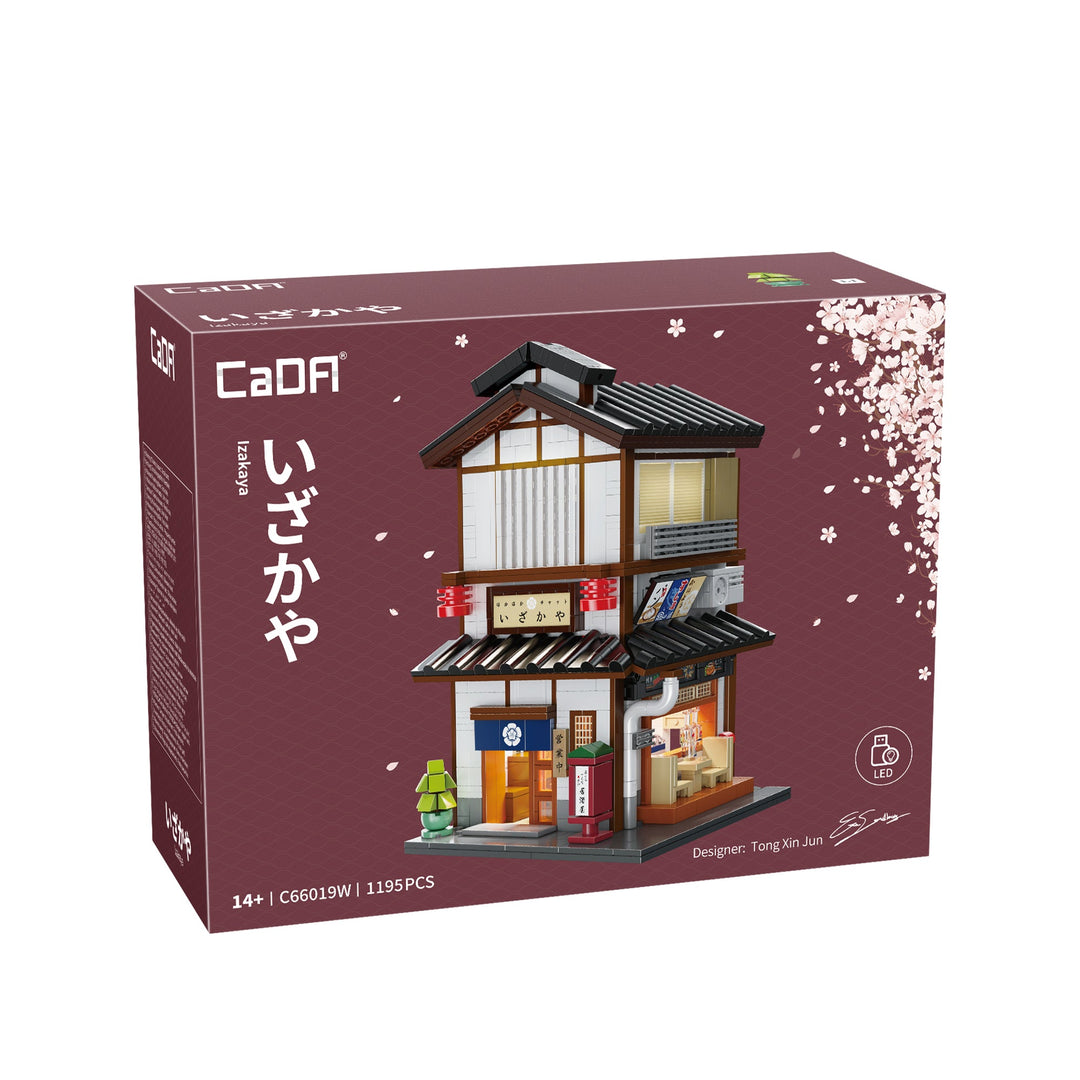 Brick CaDA Buildings Japanese Lzakaya C66019W CaDA Doublee_CaDA
