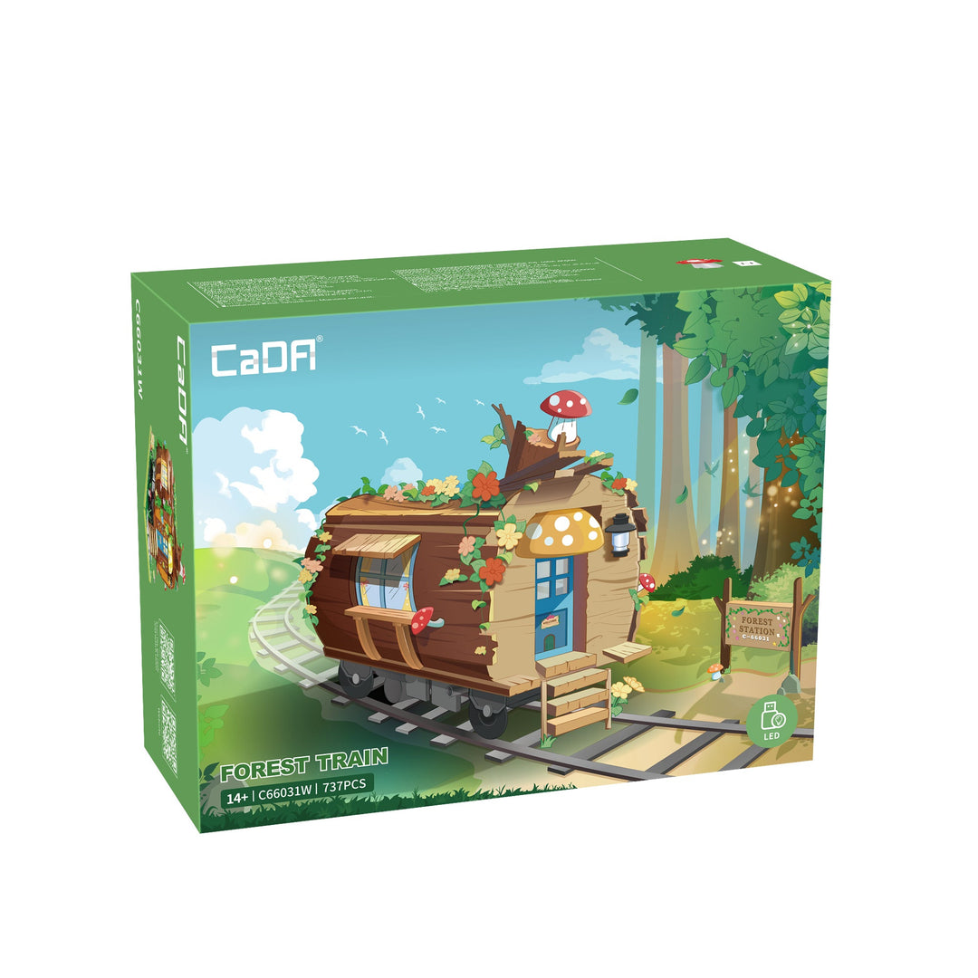 Brick CaDA Forest Train Station C66031W Doublee_CaDA Doublee_CaDA