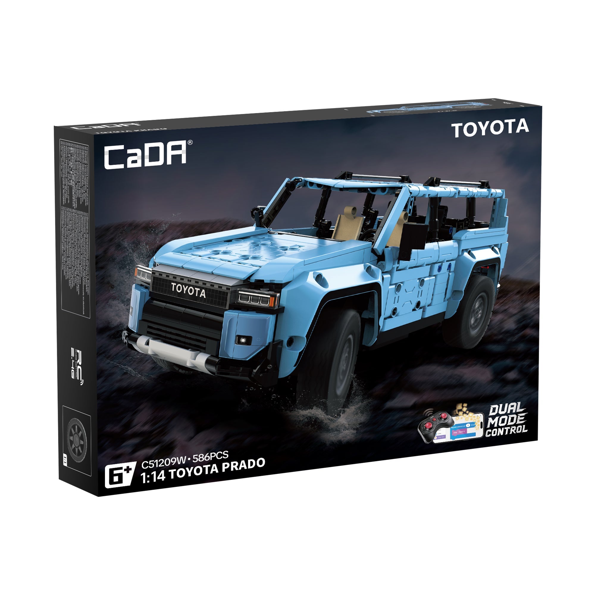 CaDA Bricks 1: 14 TOYOTA PRADO C51209W – Doublee_CaDA CaDA Bricks 1: 14 TOYOTA PRADO C51209W – Doublee_CaDA