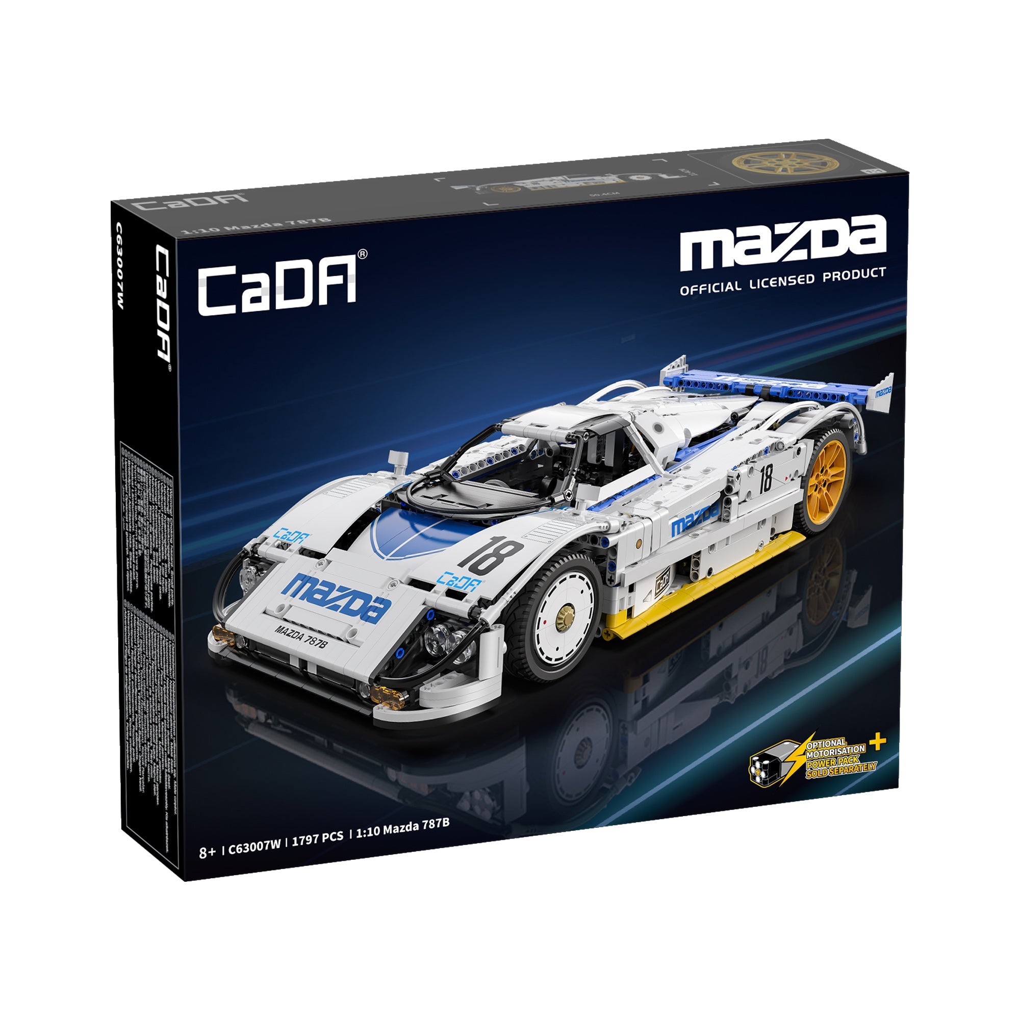 Brick CaDA 1:10 Mazda 787B C63007W Doublee_CaDA Doublee_CaDA