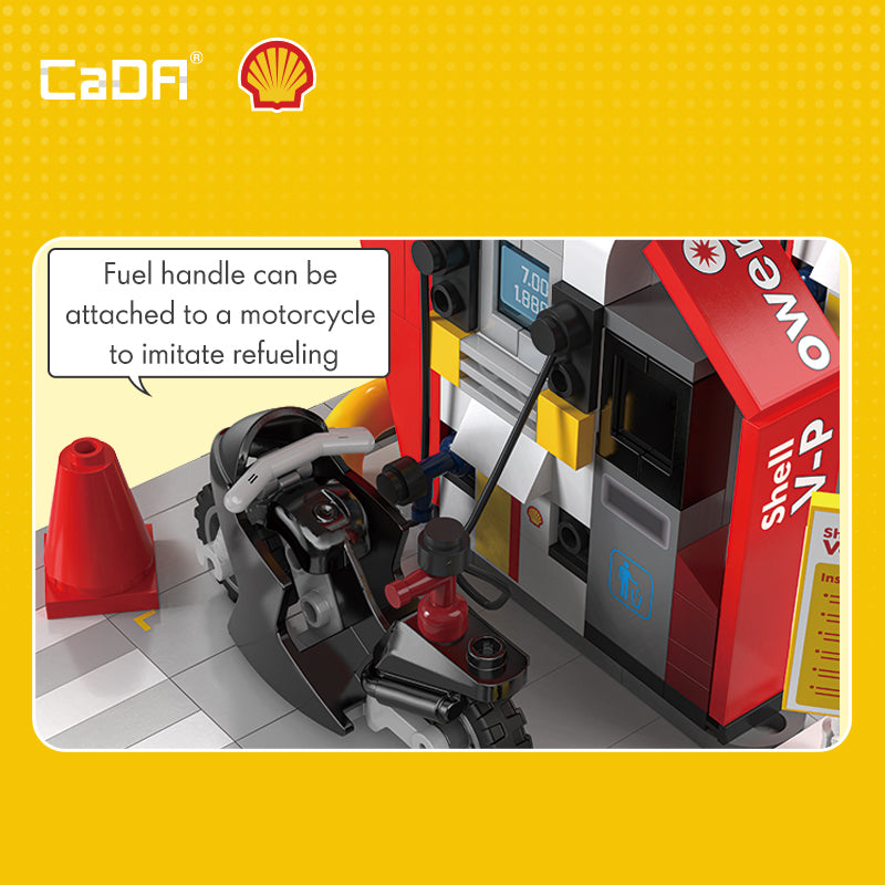 Brick CaDA Shell Retail Station C66028W Doublee_CaDA Doublee_CaDA