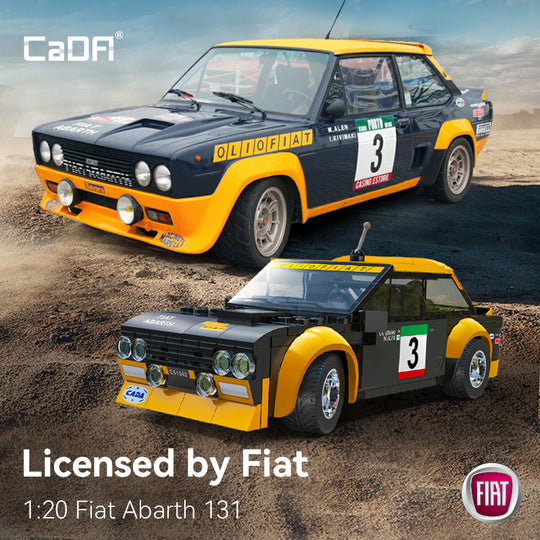 Brick CaDA Fiat Abarth 131 C51092W Doublee_CaDA Doublee_CaDA