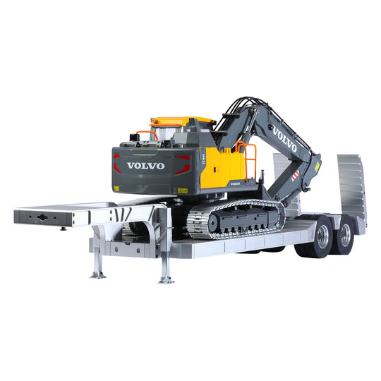 RC Model All metal low flatbed trailer E012 DoubleE Hobby Doublee_CaDA
