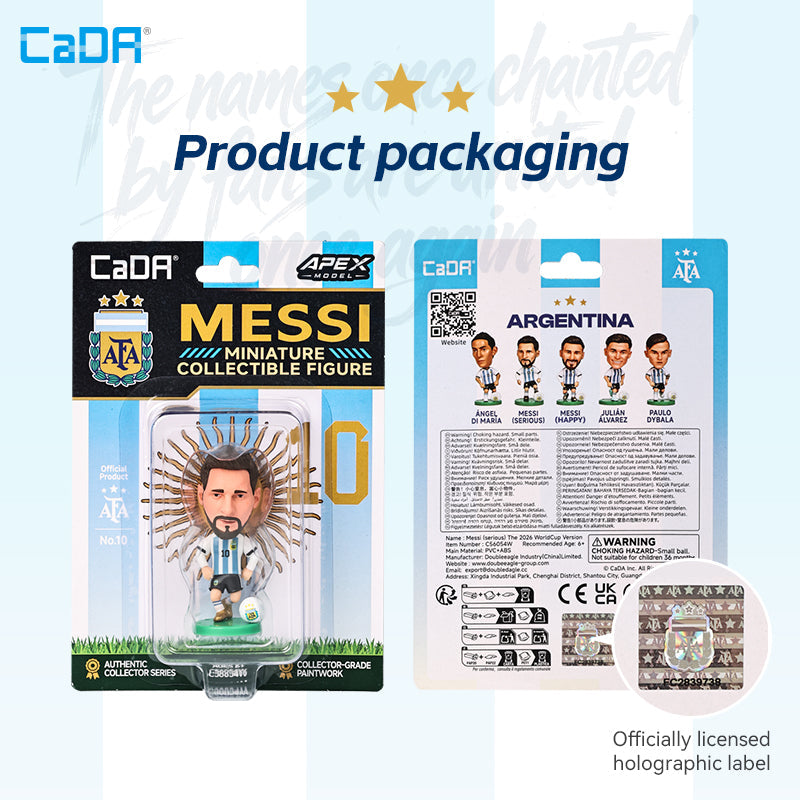 Brick CaDA Argentina National Team Figure Messi C56054W Doublee_CaDA Doublee_CaDA