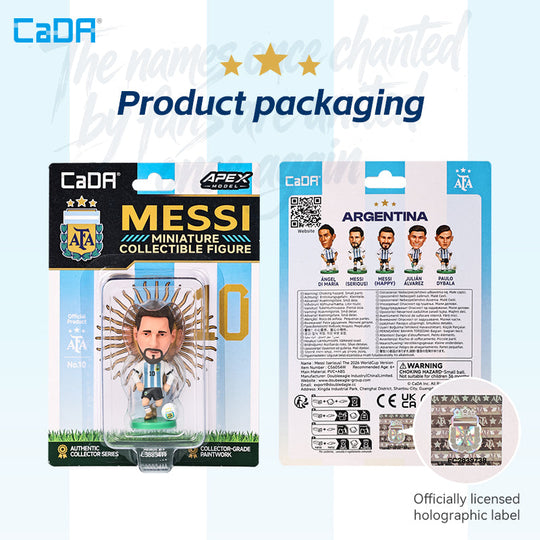 Brick CaDA Argentina National Team Figure Messi C56054W Doublee_CaDA Doublee_CaDA