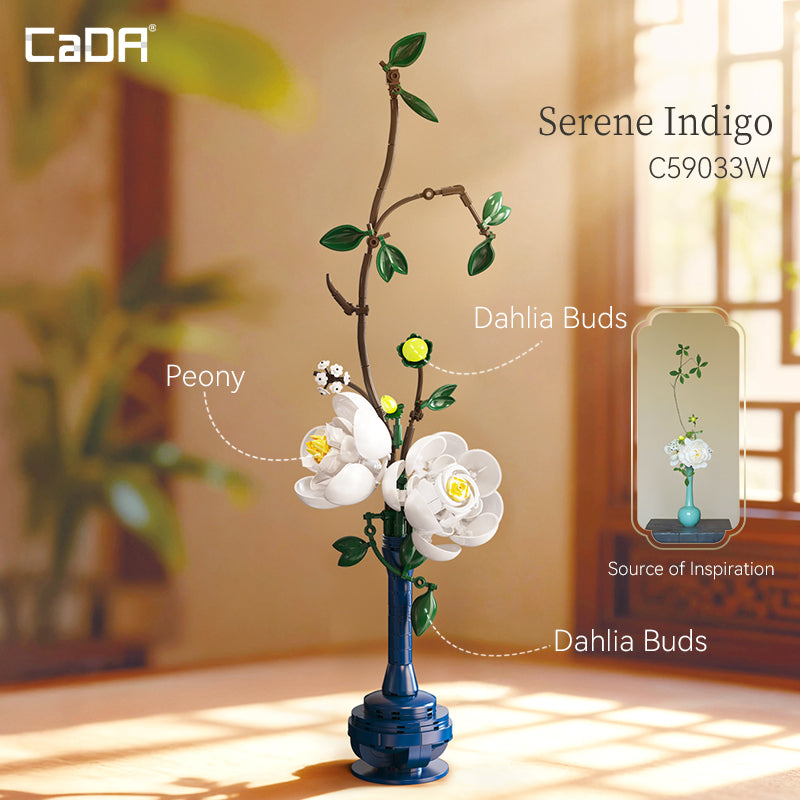 Brick CaDA ARTIZAN EASTERN FLORAL ART C59036W CaDA Doublee_CaDA