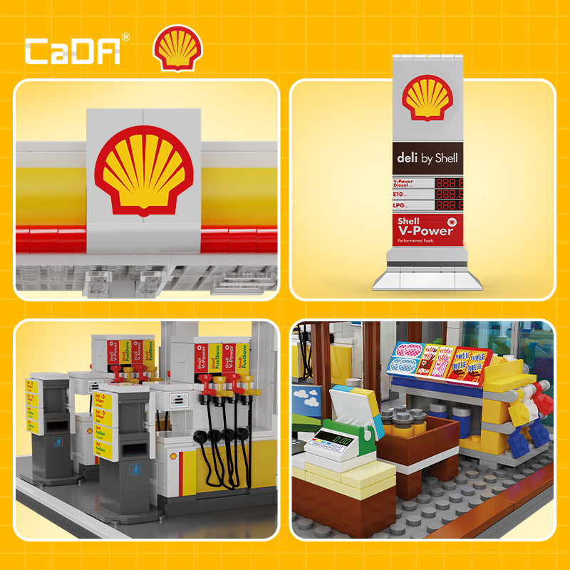 Brick CaDA Shell Retail Station C66026W Doublee_CaDA Doublee_CaDA