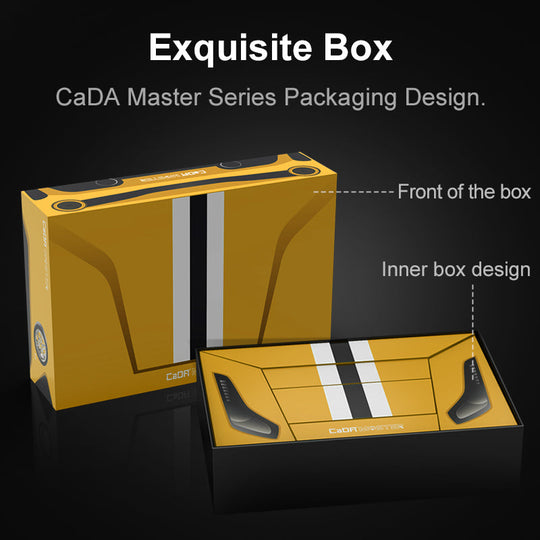 Brick Cada Master 1:8 Italian Yellow Supercar C61057W Doublee_CaDA Doublee_CaDA