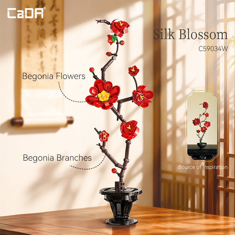 Brick CaDA ARTIZAN EASTERN FLORAL ART C59034W CaDA Doublee_CaDA