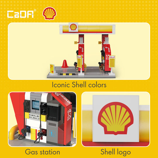 Brick CaDA Shell Retail Station C66028W Doublee_CaDA Doublee_CaDA